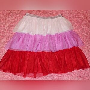 Celebrate Tulle Skirt Youth Girl XL (14-16) Pink Tones Tutu